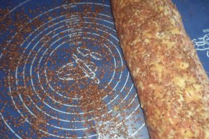 Rulada din carne tocata la cuptor cu pilaf de orez