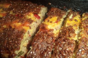 Rulada din carne tocata la cuptor cu pilaf de orez