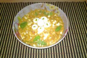 Salata de napi cu oua de prepelita a la Diana