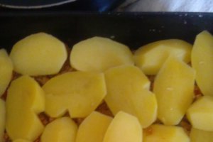 Musaca de cartofi cu carne de porc