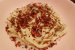 Spaghete cu sos din 4 feluri de  branza si pesmet crocant aromatizat cu Chorizo-0