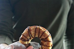 Gogosi choux umplute cu crema