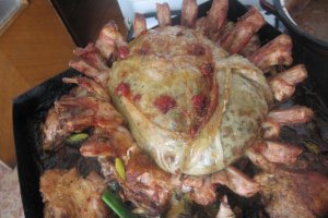 Coronita de miel umpluta cu drob