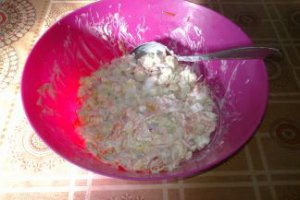 Salata de mere, napi si iaurt