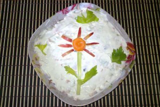 Salata de mere, napi si iaurt