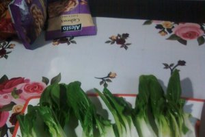 Pak choi cu pui