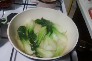 Pak choi cu pui