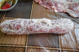 Rulada de porc fiarta si afumata