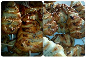 Foietaj in forma de bradut