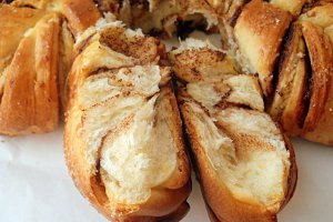 Cozonac floare cu nutella