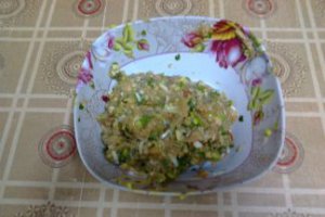 Bomboane de pom cu carne tocata si mar