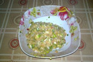 Bomboane de pom cu carne tocata si mar