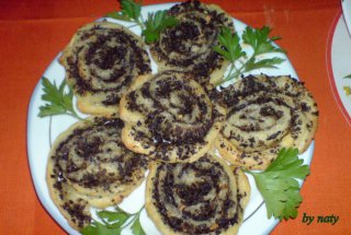 Aperitiv cu foietaj si masline