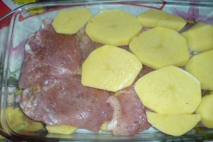 Cotlet de porc ascuns