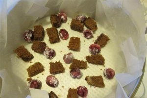 Sufleu de branza cu visine