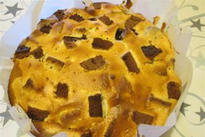 Sufleu de branza cu visine