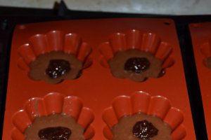 Briose cu dulceata de capsuni