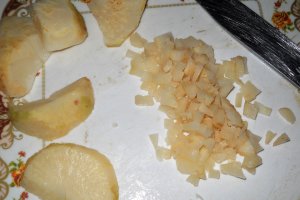 Salata de telina cu maioneza