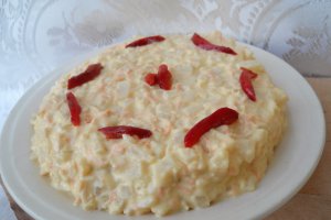 Salata de telina cu maioneza