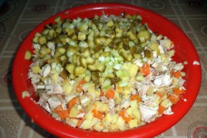 Tort din salata de boeuf light