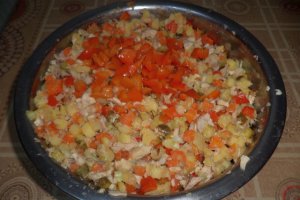 Tort din salata de boeuf light
