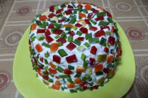 Tort din salata de boeuf light