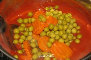 Spaghetti cu passata si creveti