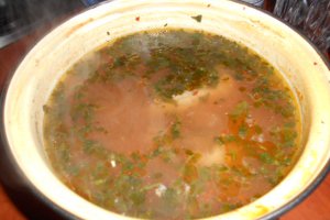 Ciorba cu coada de porc