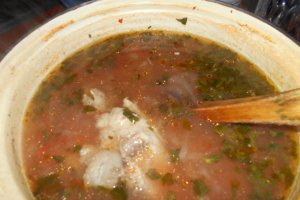 Ciorba cu coada de porc