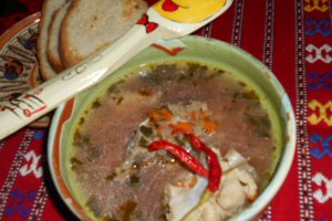 Ciorba cu coada de porc