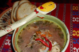 Ciorba cu coada de porc