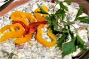 Salata cu ciuperci si cremvusti II