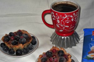 Mini tarte cu ciocolata