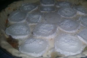 Tarta cu praz si branza de capra
