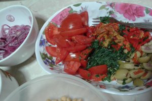 Salata de naut cu legume