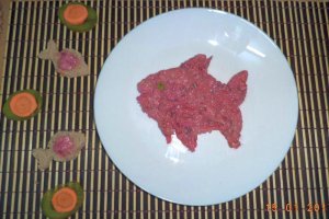 Salata de peste, arahide si kiwi a la Diana