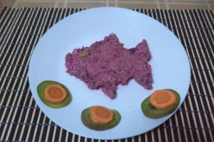 Salata de peste, arahide si kiwi a la Diana