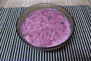 Salata de peste, arahide si kiwi a la Diana