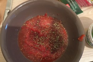 Tostada cu cascaval si jambon