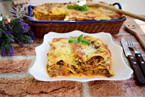 Lasagna cu carne de vitel