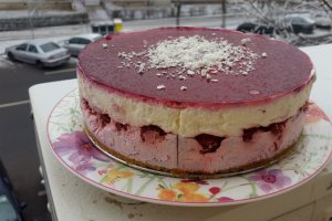 Cheesecake cu capsuni
