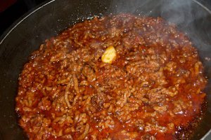 Lasagna cu vanata si carne de vita