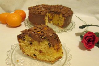 Chec cu portocala si ciocolata