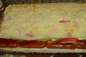 Pizza rulada cu foetaj