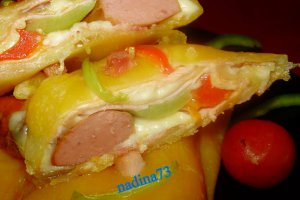 Pizza rulada cu foetaj
