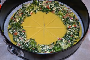 Coronita cu spanac si broccoli