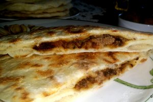 Naans cu carne tocata - Keema naans