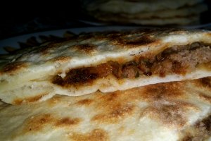 Naans cu carne tocata - Keema naans
