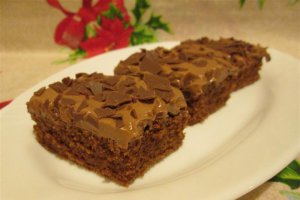 Brownie cu crema de ciocolata