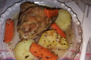 Friptura de pui cu legume la cuptor
